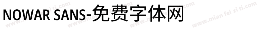 nowar sans字体转换